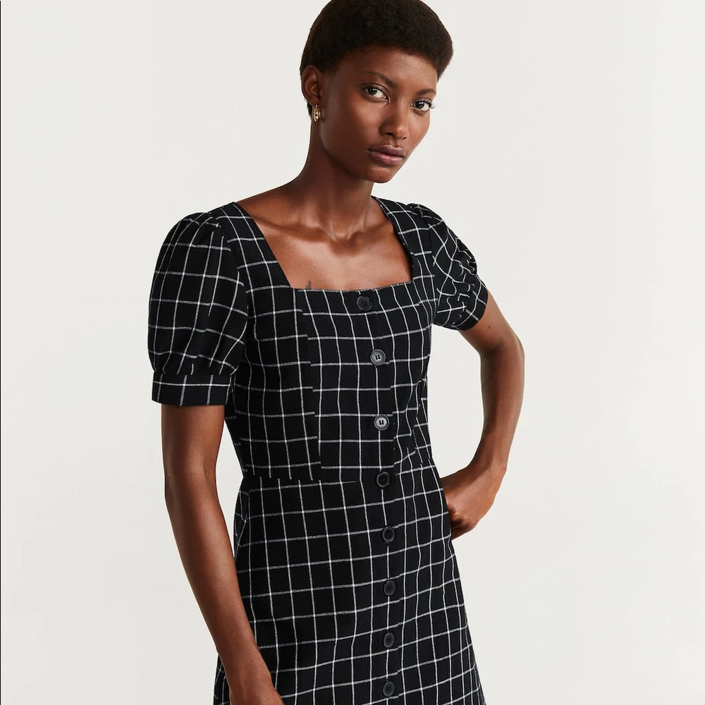 NWT Mango striped cotton dress